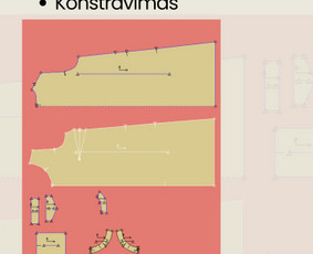 Drabužių konstravimas ir vystymas - Drabužių siuvimas, taisymas - 3 Drabužių siuvimas, taisymas - Drabužių konstravimas ir vystymas - 3