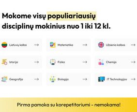 Mokymai, kursai, kalbos - Mokykis lietuvių kalbos nuotoliu - Gilės Klasė - 2