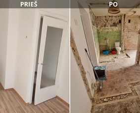 Griovimo darbai - Atliekame Griovimo darbus. Išvežame statybinį gruza. - 1