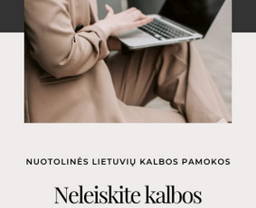 Nuotolinės kalbos pamokos per Google meet! / Edita Vitkienė / Darbų pavyzdys ID 3831419