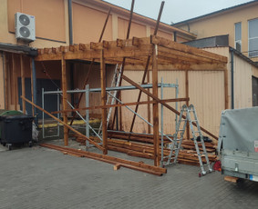 Pavėsinių gamyba, statymas - Terasos ,fasadai,stogai,tvoros ir kiti darbai - 4