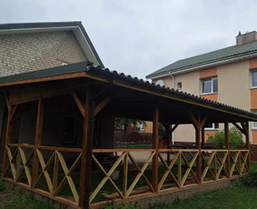 Pavėsinių gamyba, statymas - Terasos ,fasadai,stogai,tvoros ir kiti darbai - 3