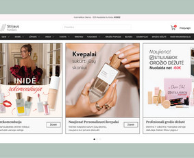 Svetainių dizainas (web design) - Grafikos dizainerė - 1