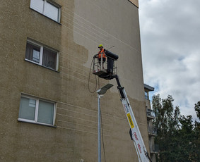 Fasadų,stogų ir kitų paviršių plovimas, srautinis valymas. / Švaros DNR / Darbų pavyzdys ID 3834173