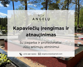 Angelų vizija - kapų tvarkymas / Angelų vizija / Darbų pavyzdys ID 3834207