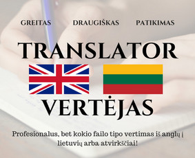 Profesionali vertėja iš/į anglų-lietuvių kalbas - Vertimai lietuvių - anglų kalbomis - 2 Vertimai lietuvių - anglų kalbomis - Profesionali vertėja iš/į anglų-lietuvių kalbas - 2