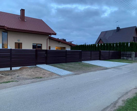 Tvorų ir Vartų montavimas - Skardinės tvoros - 3 Skardinės tvoros - Tvorų ir Vartų montavimas - 3
