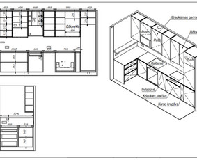 Korpusinių baldų projektavimas, detalūs brėžiniai - Virtuvės baldų projektavimas - 4 Virtuvės baldų projektavimas - Korpusinių baldų projektavimas, detalūs brėžiniai - 4