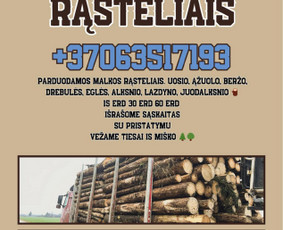 Tradiciniai amatai - Malkos -ką tik pjautos 063517193 - 1