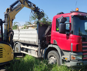 Mini ekskavatoriaus ir savivarčio su greiferiu paslaugos - Žemės kasimas, lyginimas - 2 Žemės kasimas, lyginimas - Mini ekskavatoriaus ir savivarčio su greiferiu paslaugos - 2