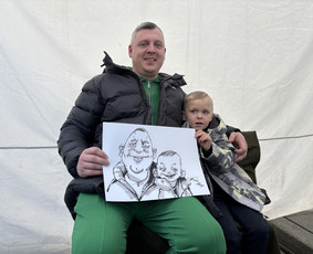 Šaržų piešimas iš nuotraukų ir renginiuose / Ramūnas Vaitkus / Darbų pavyzdys ID 3840583