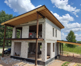 Fasado tinkavimas - Individualių namų statybos ir patalpų vidaus apdailos darbai - 2