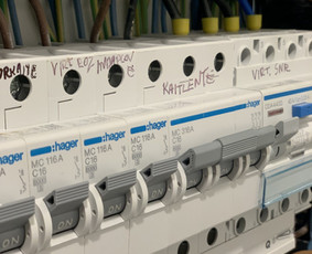 Orkaitės pajungimas - Elektros instaliacijos montavimas. - 1