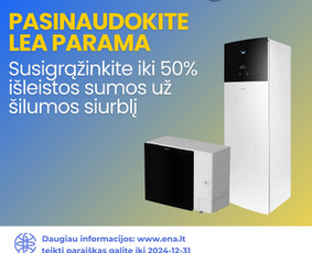 Šilumos siurbliai/rekuperatoriai/kondicionieriai / MB APR projektai / Darbų pavyzdys ID 3844063