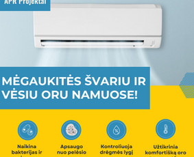 Šilumos siurbliai/rekuperatoriai/kondicionieriai / MB APR projektai / Darbų pavyzdys ID 3844065