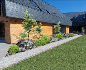 Aplinkos projektai, 3d vizualizacijos, apželdinimas / žiedų gama / Darbų pavyzdys ID 3847187