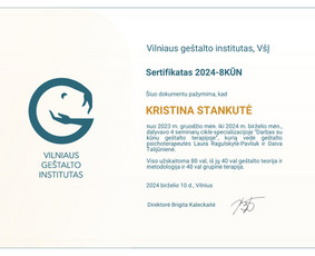 Psichoterapeutė Alytuje ir nuotoliu. Lektorė. / Kristina Stankutė / Darbų pavyzdys ID 3847925