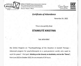 Psichoterapeutė Alytuje ir nuotoliu. Lektorė. / Kristina Stankutė / Darbų pavyzdys ID 3847931