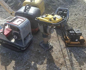 Įrankių nuoma - Vibroplokštės Grunto tankintuvu Šokliuko nuoma - 2