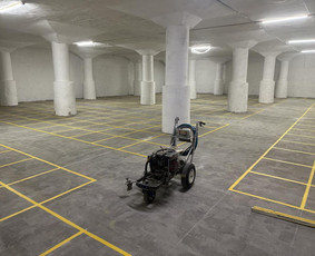 Horizontalusis ženklinimas - parkavimo aikštelių dažymas / Kelio sprendimai, MB / Darbų pavyzdys ID 3850547