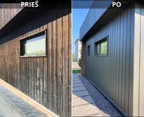 Mediniu fasadu dažymas / Marius / Darbų pavyzdys ID 3851849