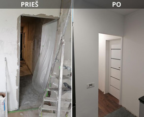 Glaistymas, dažymas ir vidaus apdailos darbai / Jonas / Darbų pavyzdys ID 3855679