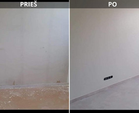 Glaistymo, dažymo, dekoravimo, bei kiti vidaus apdailos darb - Sienų glaistymas - 1 Sienų glaistymas - Glaistymo, dažymo, dekoravimo, bei kiti vidaus apdailos darb - 1