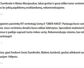 NT vertintoja Greta Šumlinskė (Kaunas ir aplink) - Kitos kategorijos - 3 Kitos kategorijos - NT vertintoja Greta Šumlinskė (Kaunas ir aplink) - 3