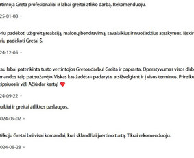 NT vertintoja Greta Šumlinskė (Kaunas ir aplink) - Kitos kategorijos - 2 Kitos kategorijos - NT vertintoja Greta Šumlinskė (Kaunas ir aplink) - 2