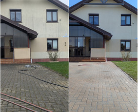 Buitinės paslaugos - Fasadų,stogų ir kitų paviršių plovimas, srautinis valymas. - 4