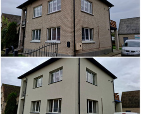 Fasadų šiltinimas ir apdaila. Klaipėda. / Saulius Fasadai / Darbų pavyzdys ID 3858951