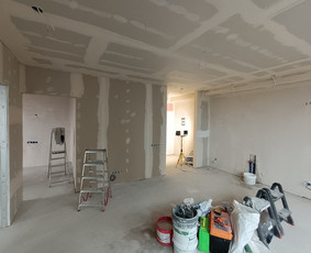 Gipso kartono montavimas - Vidaus apdaila.dažymas, tinkavimas glaistas. - 1