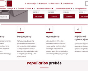 Internetinės svetainės, el. parduotuvės, Seo, Ads, Di-pro. / Infotecheris / Darbų pavyzdys ID 3861243