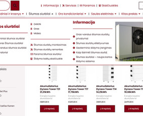 Internetinės svetainės, el. parduotuvės, Seo, Ads, Di-pro. / Infotecheris / Darbų pavyzdys ID 3861245