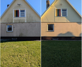 Buitinės paslaugos - Fasadų,stogų ir kitų paviršių plovimas, srautinis valymas. - 2