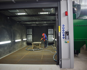 Statybos, apdaila - Metalo gaminių miltelinis dažymas, &scaron;ratavimas,smėliavimas - 1