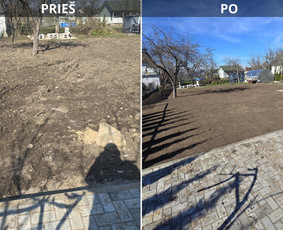 Vejos įrengimas: sėjimas, ruloninė veja - Visi aplinkos tvarkymo darbai: žolės sėjimas, pjovimas,aer. - 4