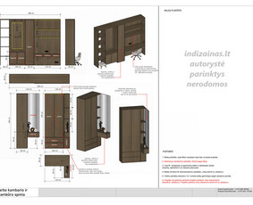 Brėžiniai-vizualizacijos-pilnas projektas-įgyvendinimas / indizainas.lt (Skaistė ir Indrė) / Darbų pavyzdys ID 3865479