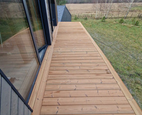 Karkasinių namų statyba - Karkasiniai namai,terasos stogin ir kiti statiniai iki raktų - 3