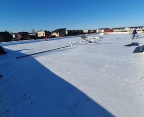 Plokščių Stogų Dengimas Pvc, Epdm ir bitumine Danga / Tvirti stogai / Darbų pavyzdys ID 3866003