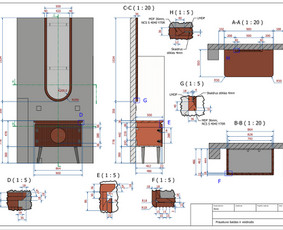 Baldų projektavimas, dizaineriai - Nestandartinių baldų projektavimas-gamybiniai brėžiniai - 4