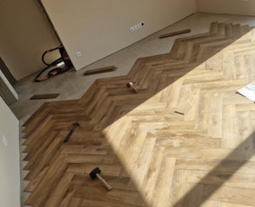 Išlyginamasis sluoksnis - vinilas - laminatas - parketlentės / Jutas Grindys / Darbų pavyzdys ID 3868085