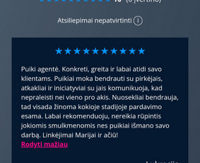 Nekilnojamo Turto Brokerė Marija - Kitos kategorijos - 1 Kitos kategorijos - Nekilnojamo Turto Brokerė Marija - 1