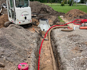 Statybinės technikos nuoma - Mini ekskavatoriaus nuoma,visi žemės kasimo,lyginimo darbai - 2