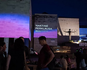 Video projekcijos ant pastatų