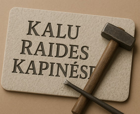 Raidžių kalimas ant paminklo kapinėse - Raidžių ir portretų kalimas ant paminklo - 1 Raidžių ir portretų kalimas ant paminklo - Raidžių kalimas ant paminklo kapinėse - 1