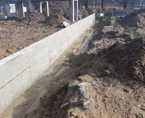 Betonavimo darbai - Atraminės sienelės - 2 Atraminės sienelės - Betonavimo darbai - 2