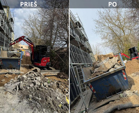4t Mini ekskavatoriaus,bobcat.polių grežimas.griovimas / Spec. technikos nuoma Vilnius / Darbų pavyzdys ID 3879608