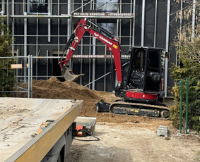 4t Mini ekskavatoriaus,bobcat.polių grežimas.griovimas / Spec. technikos nuoma Vilnius / Darbų pavyzdys ID 3879610