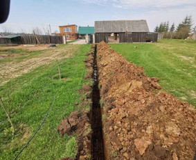 Pamatų šiltinimas drenažas hidroizoliacija ir kasimo darbai / Pamatai / Darbų pavyzdys ID 3880312